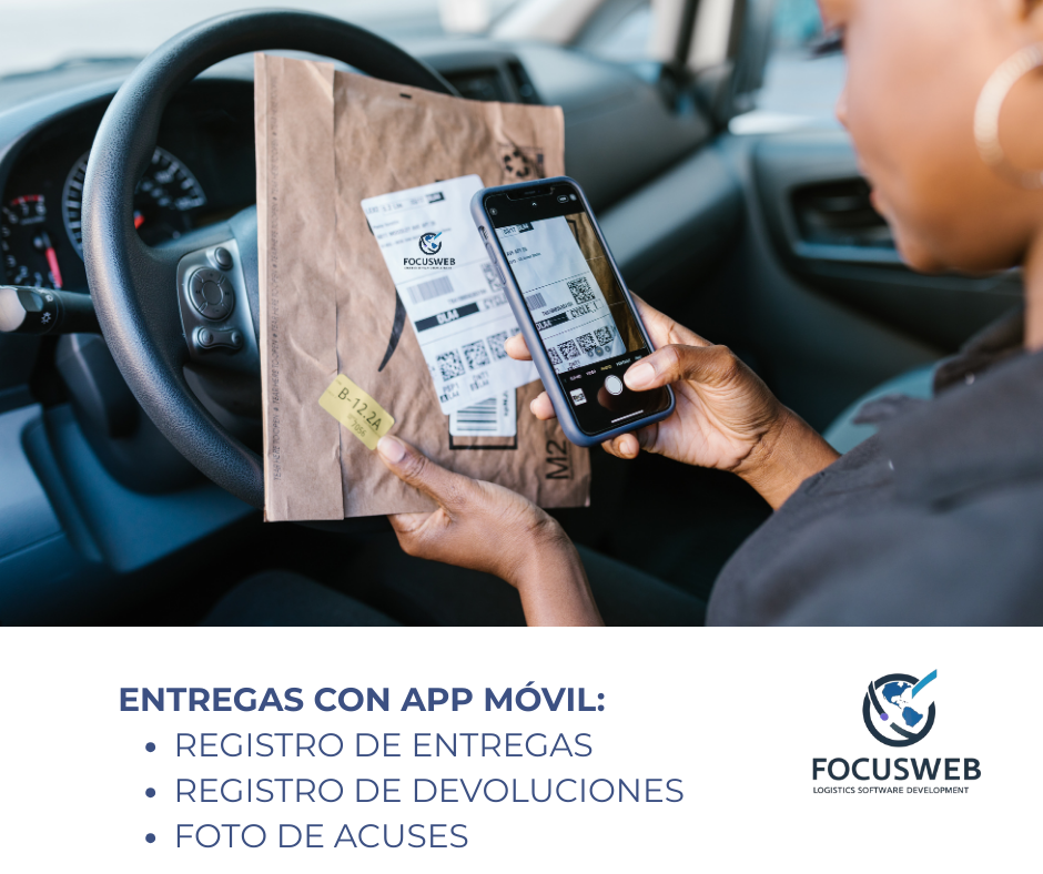 Dashboard de gestión de envíos FocusWeb